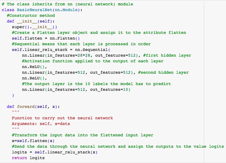 Create nn class